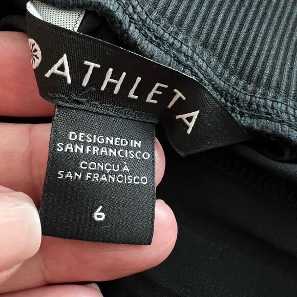 Athleta Brooklyn Mid Rise Ankle Pant Black Size 6 New NWOT - Picture 14 of 16